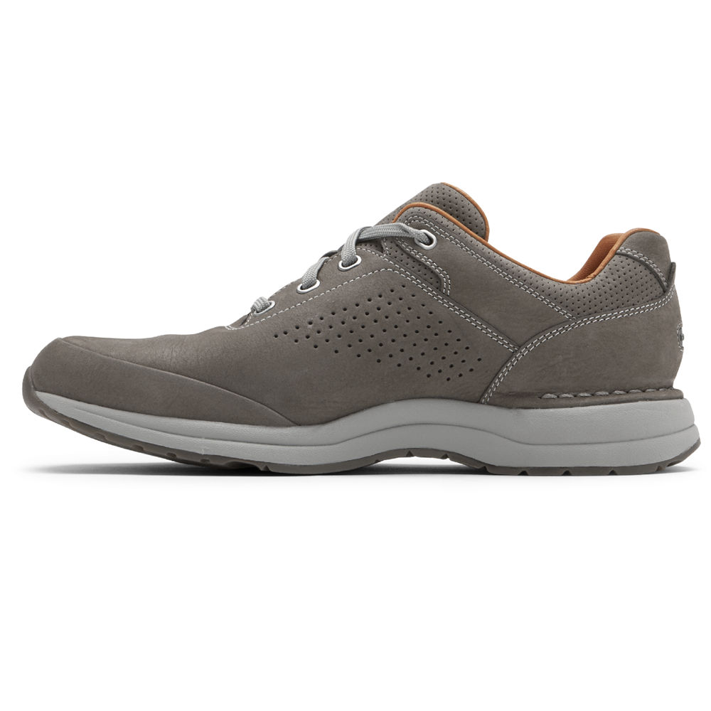 Rockport Singapore Mens Sneakers - Edge Hill 2 Plain Toe Dark Grey - CG2590637